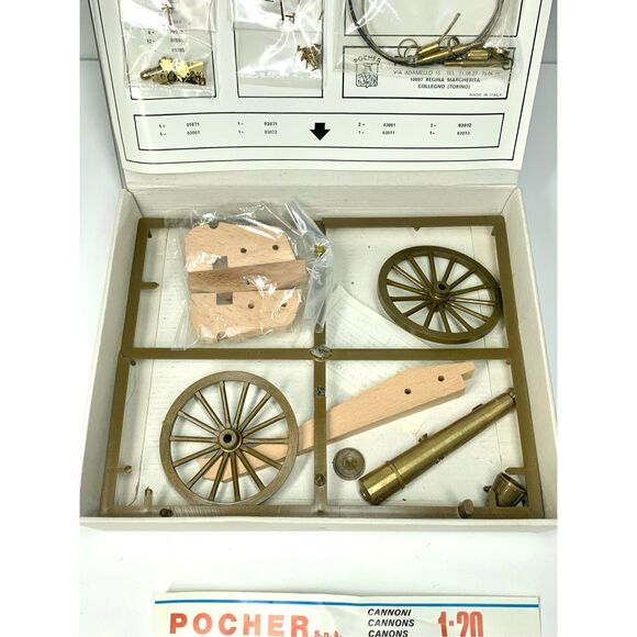 Pocher K03 Scale Model 1800 English Field Gun American Civil War Cannon 1/20 New - Picture 5 of 6